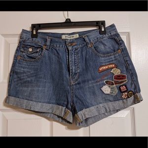 Bang bang denim shorts